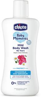 Chicco Baby Mild Bodywash Protect, Phenoxyethanol & Paraben Free, 0M+
