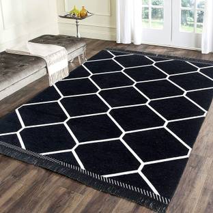Sparrow world Black Cotton Runner
