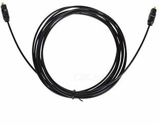 Etzin Fiber Optical Cable 3 m Slim Digital Audio Optical Cord/Toslink Cable Compatible Optical Cables 3M