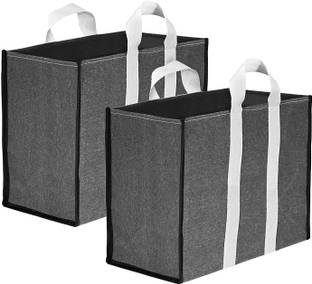 BlackBoxes Heavy Duty Super Strong Grocery Shopping Bag - Reusable Washable Foldable Bag Grocery Bag