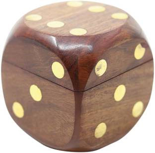 Mittimate Wooden Dice Box