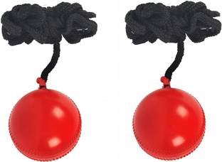 DIXON Hanging Ball Red ( Pack of 2 ) Cricket Training Ball