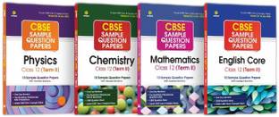 Arihant CBSE Term 2 Physics, Chemistry, Mathematics & English Core Class 12 Sample Question Papers (As per CBSE Term 2 Sample Paper Issued on 14 Jan 2022) (Set of 4 Books)