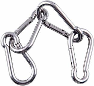 FONDLE Snap Hooks, Metal Heavy Duty Pet Buckle, Key Chain for Linking Dog Leash Locking Carabiner