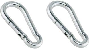 FONDLE Snap Hooks, Metal Heavy Duty Pet Buckle, Key Chain for Linking Dog Leash Locking Carabiner