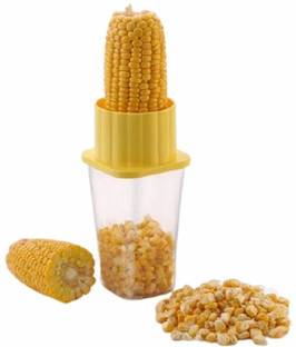 Deriz Corn Peeler Stripper Cutter for Kitchen Plastic Corn Seeds Remover Machine 1 Corn Chopper