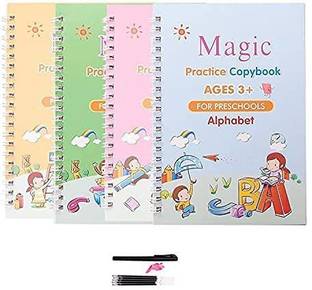 PUHBRHY Magic Calligraphy Copybook Set Practical Writing Tool Simple Hand lettering Theme,  Scrapbook Kit