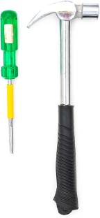 Globus 263...set/2..1/2 Lbs Hammer and Screw Driver 2 IN 1 / 8 "(200mm) Hand Tool Kit