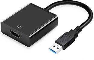microware  TV-out Cable USB 3.0 to HDMI Adapter, Multi Display Video for Laptop to Monitor Projector