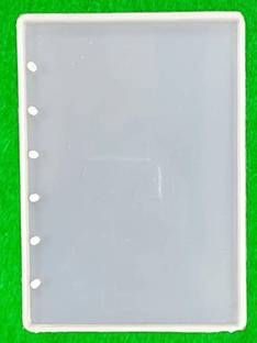 Ditya Crafts Dairy Front Note Book Cover Rectangle Resin Silicone Mold Book Front Cover Mold
