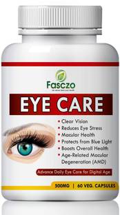 Fasczo Eye Care Multivitamine Capsule For Vision Enhance Retina & Improve Night Vision
