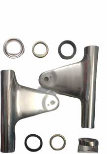 D'Mega Mart RX 100 135 Headlight Mount Kan set Full Kit with rings and rubber Bike Headlight Mount