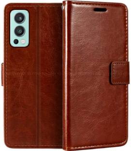 COST TO COST Flip Cover for OnePlus Nord 2 5G Brown Flip Cover, Oneplus Nord 2 5g DN2101, DN2103