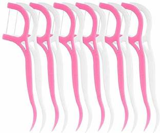 Pramukh Enterprise Tooth Pick for Teeth Cleaner Floss Thread Plastic Pick pack of 4 = 80