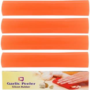 Milestouch Pack - 4 Silicone 100% Food Grade (Made in India) (4) Garlic Press