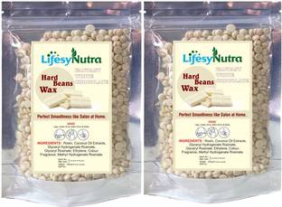 Lifesy Nutra Professional Fantasy White Chocolate Hard Wax Beens for Painless Hair Removal Wax