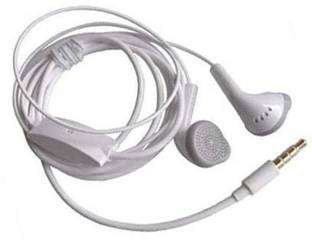 Skymac Deep Bass Wired Headset Earphone (White, In the Ear) Wired