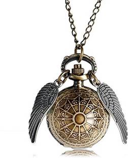 RainSound Golden Snitch Ball with Wings Antique Key Chain