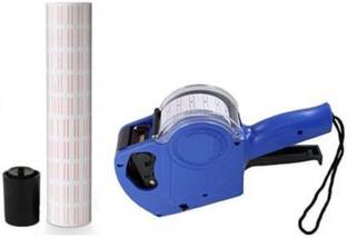 Sadarbazaarsales.Com Blue MX-5500 New Price Labeler Printer,1 white roll,1 ink roll Label Stamping Machine