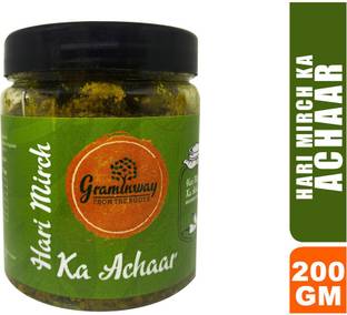 Graminway Hari Mirch Achar | Green Chilli Pickle