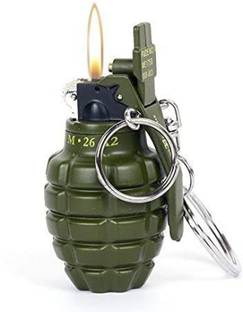 HIVVO Grenade Solid Green Bomb Lighter Grenade Solid Green Bomb Lighter Pocket Lighter