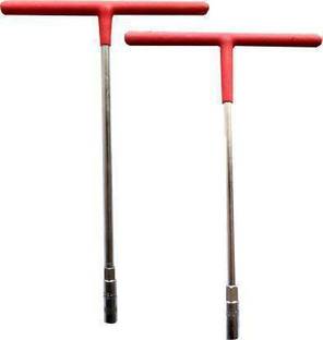 TOOLMATCH 8 Mm And 10 MM T-Shape Single Sided Wrench Long Handle Screwdriver