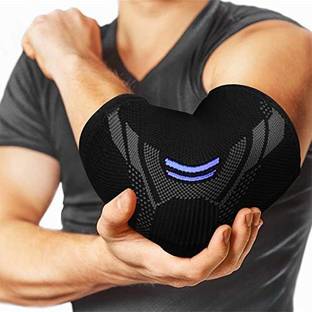 Leosportz (pack of 2) Elbow Brace Compression Support Tendonitis, Tennis Elbow Elbow Support