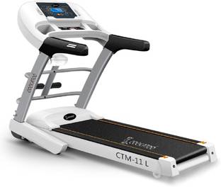COCKATOO CTM11L Series 3 HP- 6 HP Peak Manual Incline 130 Kg Max User Weight Treadmill (Max Weight:130 kg)