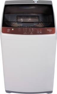 Haier 8 kg Fully Automatic Top Load Brown, Grey