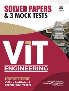 3 Mock Tests and Solved Papers for Vit Engineering 2022