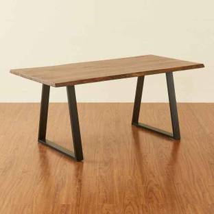 SMAART CRAAFTS Persia Live Edge Dining Table Solid Wood 6 Seater Dining Table