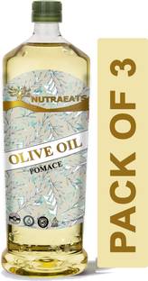 NutraEats Pomace Olive Oil ( Combo Pack Of 3 ) Pro Olive Oil Plastic Bottle