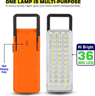24 ENERGY Hi-Bright LED Light with Android Charging Rechargeable 8 hrs Lantern Emergency Light