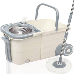 V-MOP Twin Double Bucket Mop Set-01 Mop Set