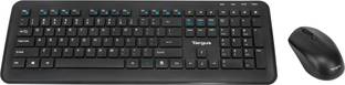 Targus AKM610AP Keyboard & Mouse Wireless Standard Desktop Keyboard Compatible with Desktop, Laptop, Mac multimedia_keys