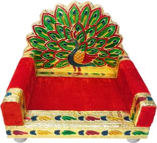 YashodaVatsal -Mor Singhsan For Laddu Gopal Ji OR any other Idol [Available in All (1-5) Size] Jhula