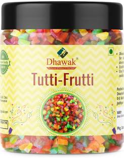 Dhawak Mix Tutti Frutti Cherry Multicolor Tutti Frutti for Cakes Cookies Decoration Cherries