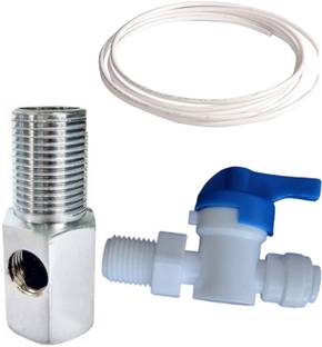 cm enterprises CM DV VALVE PALASTIC SET WITH PIPE 1\4 Tap Mount Water Filter