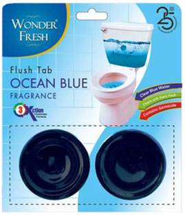 wonder fresh Flushmatic Tab, Flush Tab, Toilet Cleaner Block (100 G) Ocean Block Toilet Cleaner