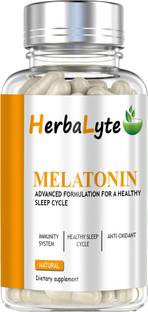 HERBALYTE Sleeping Pills Aid for Deep Sleep with Melatonin & Valerian Advanced