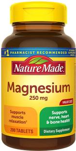 Nature Made Magnesium, 250mg 200 tablets
