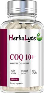 HERBALYTE 120mg Coenzyme Q10 Capsules with Piperine Ultra