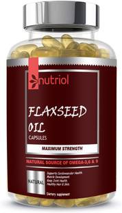 Nutriol Ultra Flaxseed extract capsules Omega 3