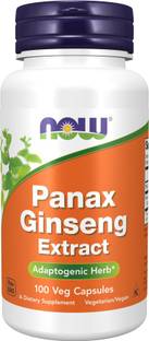 Now Foods Panax Ginseng Extract 100 Veg Capsules
