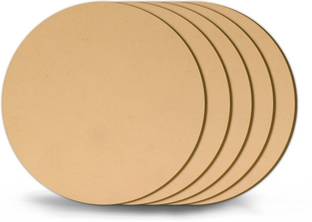 StarLaser pack of 6 MDF Pine Wood with 2.5mm Thickness 6 inch MDF Boards for Art and Craft Pine Wood Veneer