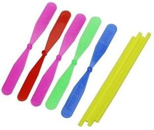 imtion 16 Pcs Air Flying helicopter toys plastic air fly toy birthday return gift