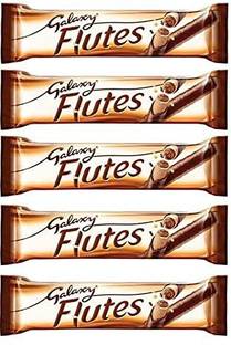 GALAXY Flutes Chocolate Twin Fingers 22.5g Pack Of 5 Bars