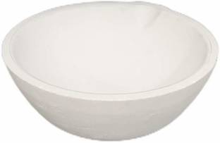 Ceznek White Ceramic Melting Crucible Dish Cup 70mm for High Temperature Refining Crucible
