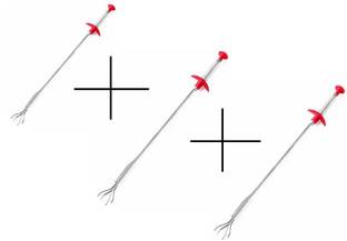 zexo Drain Cleaner Wire Spring Sink Cleaning Stick Kitchen Plunger