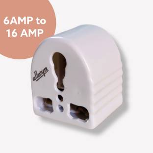 Allwyn Heavy Duty 6AMP to 16AMP Converter Socket Three Pin Plug